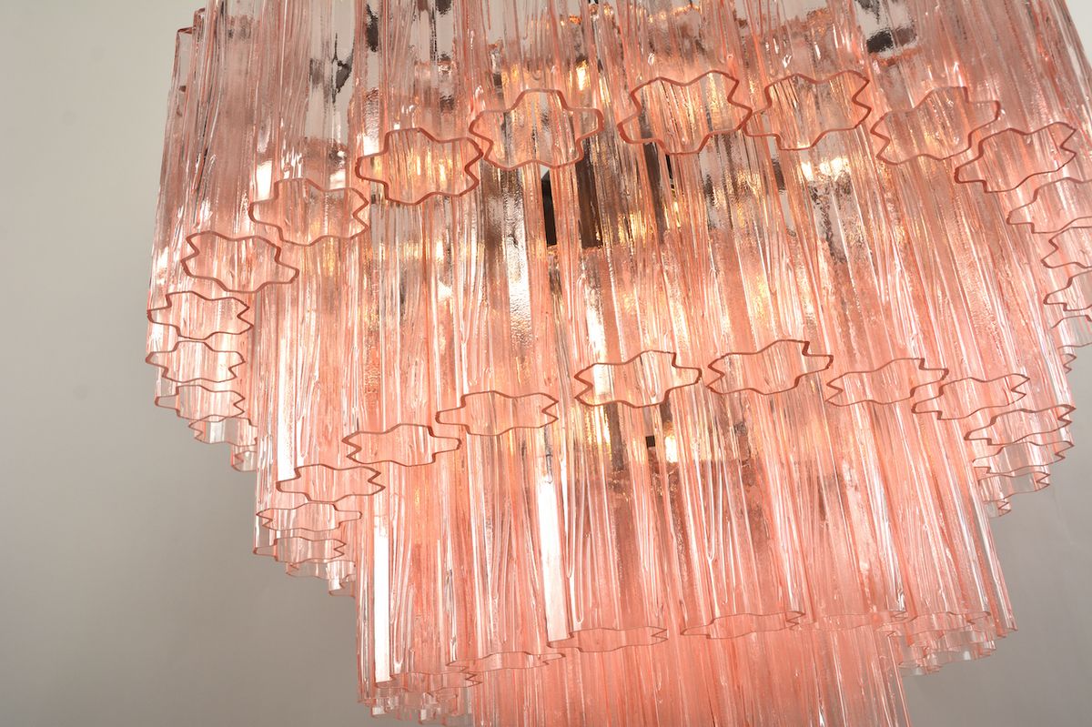 Sezane Chandelier 4 lag (ø81) rosa / sort