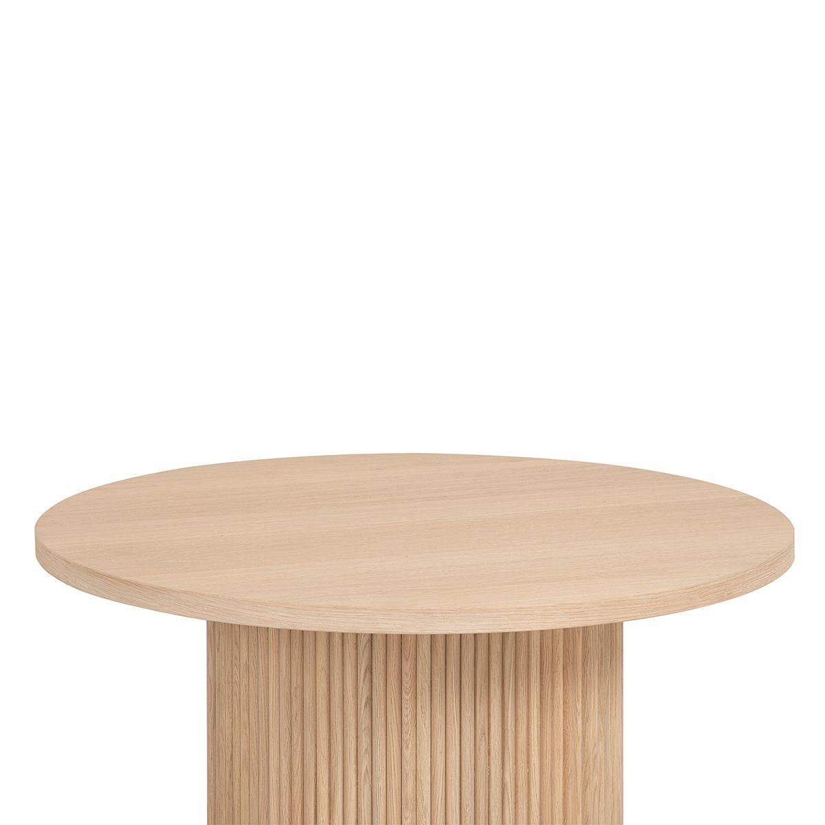 Noor sofabord ø80 (lys eik)