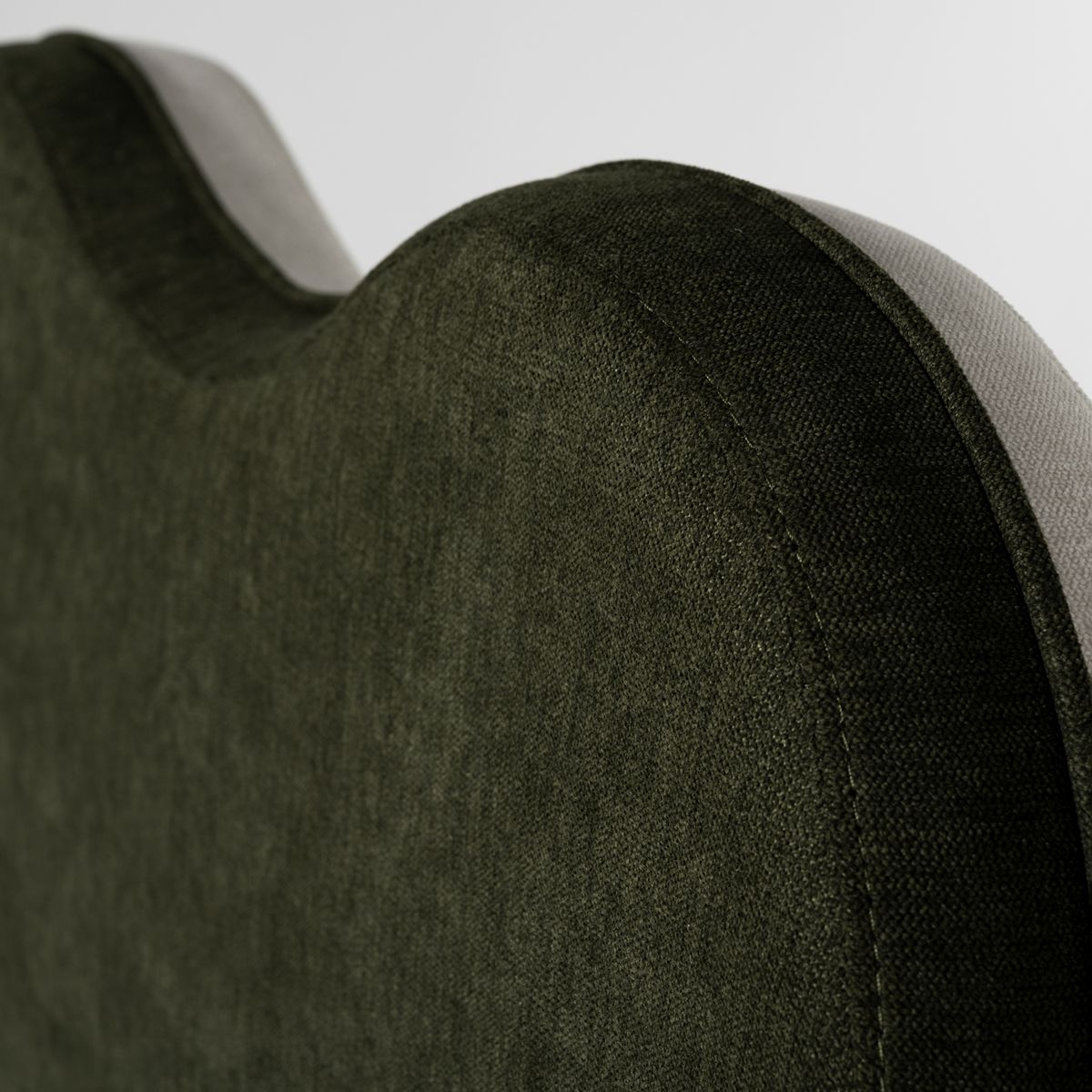 Sengegavl Hvit/grønn 