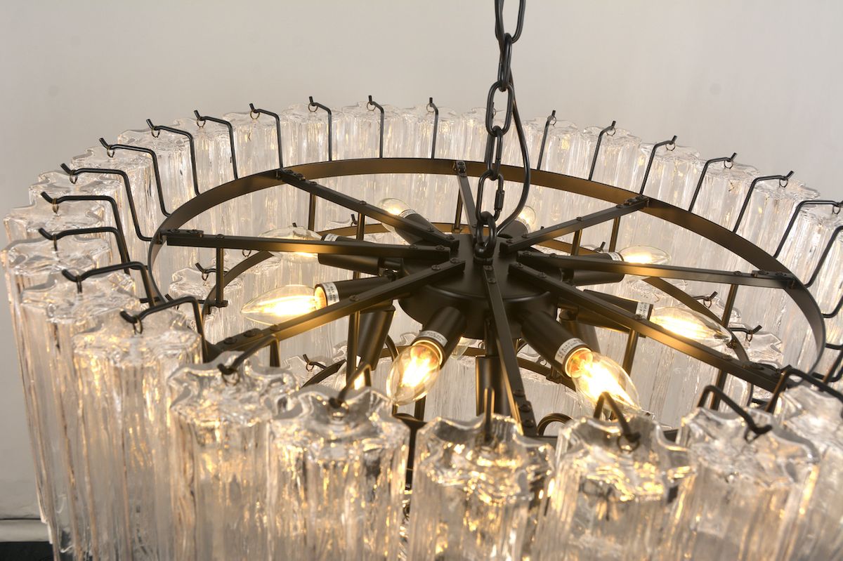 Sezane Chandelier 4 lag (ø81) klar / sort