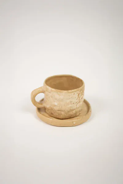 Hovedbilde Brandykopp med skål beige