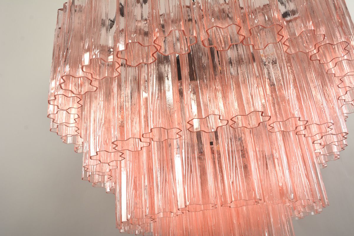 Sezane Chandelier 4 lag (ø81) rosa / sort